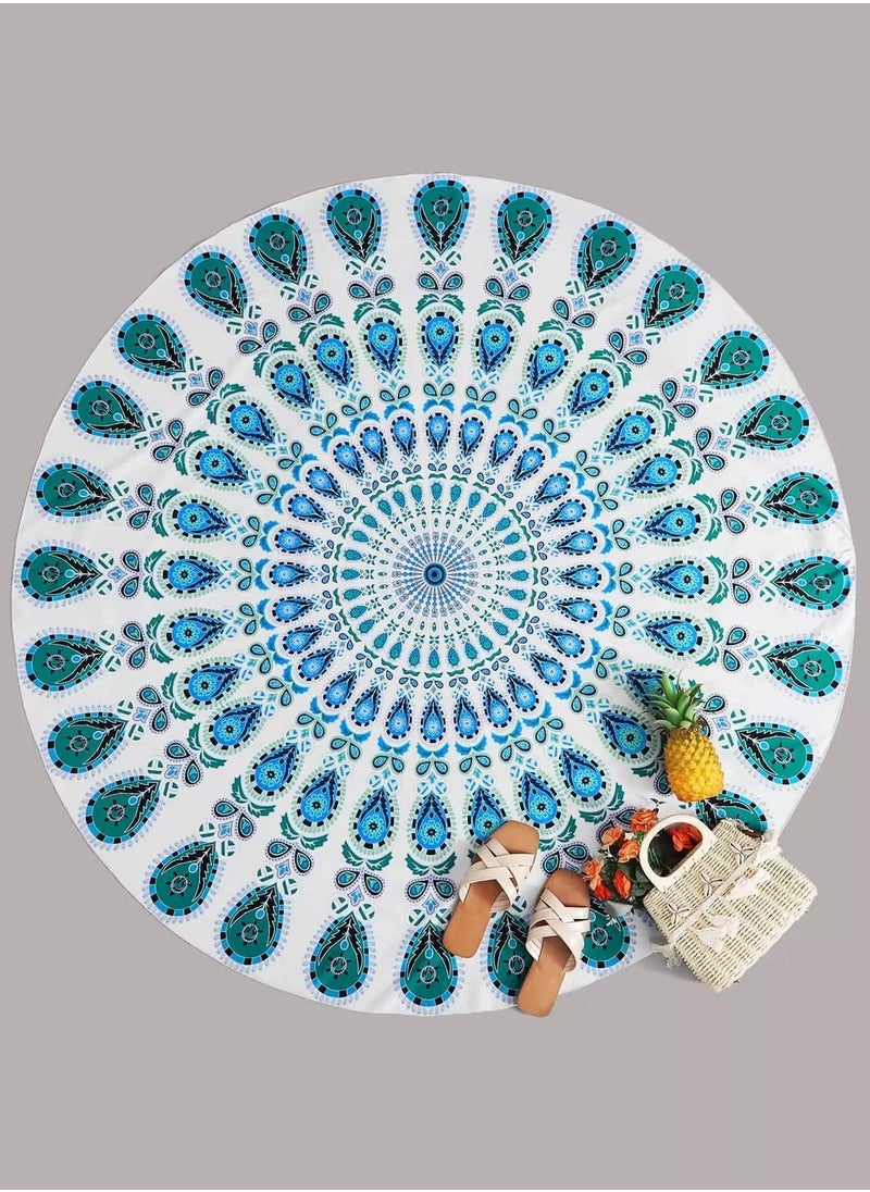 ماركة غير محددة بطانية شاطئية مطبوعة بالكامل  - Image 1