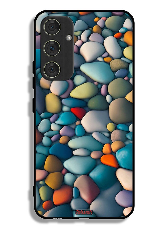 Tolwak Samsung Galaxy A54 5G Protective Case Cover Stones Abstract Pattern - Image 1
