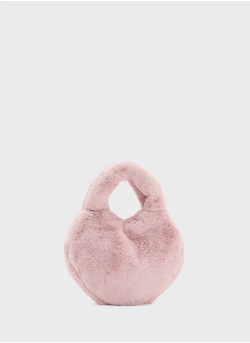 Skinnydip London Fluff Heart Tote Bag