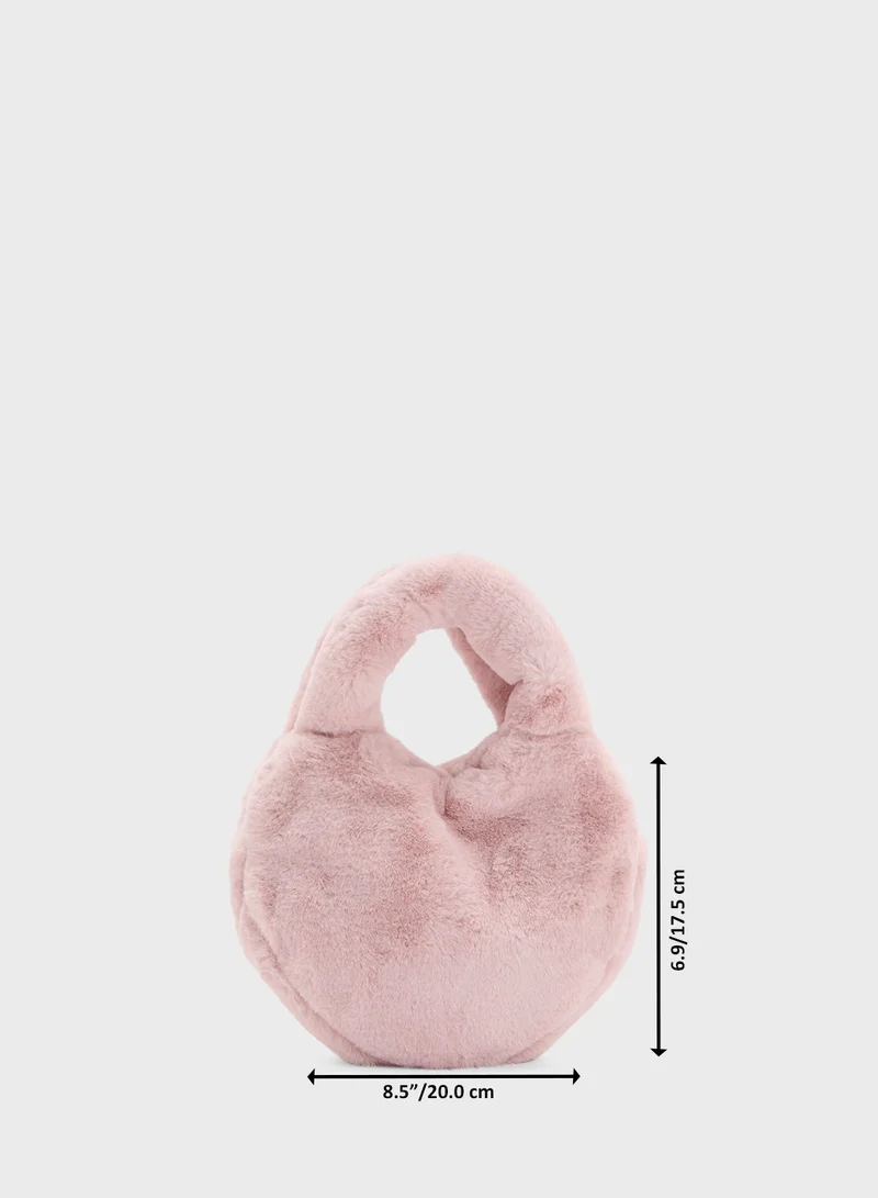 Skinnydip London Fluff Heart Tote Bag