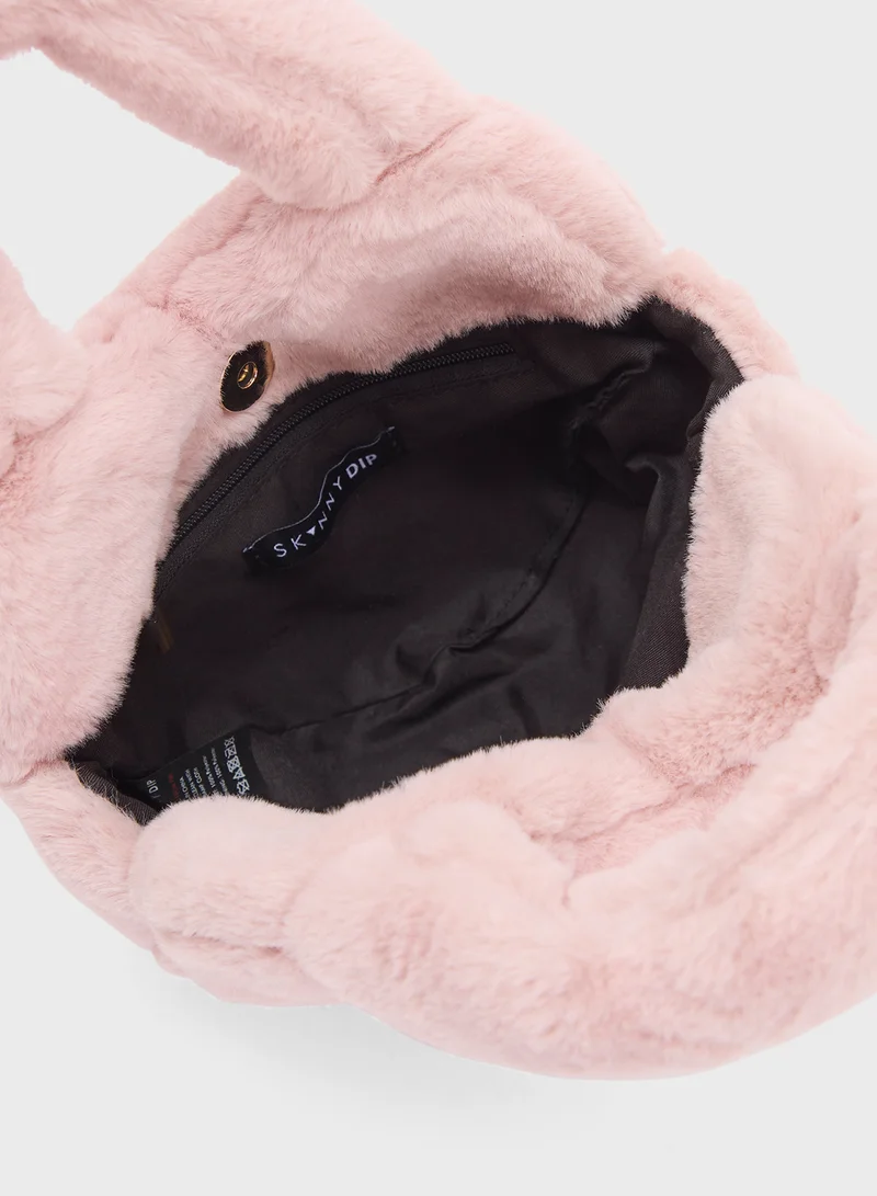 Skinnydip London Fluff Heart Tote Bag