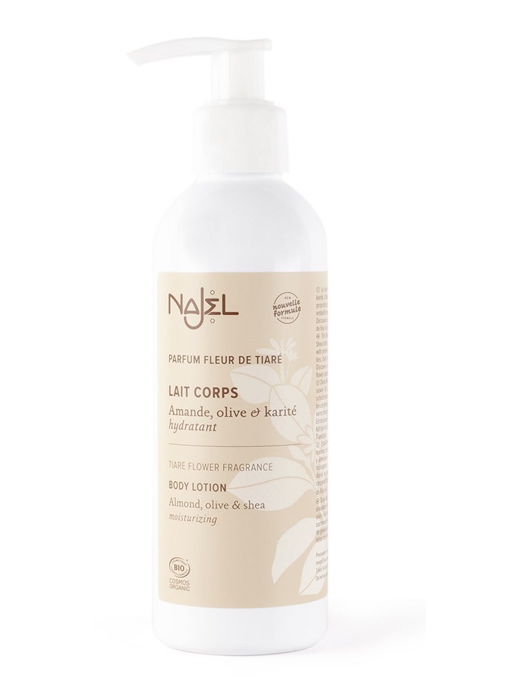 najel Body Lotion With Rose Fragrance Organic 200 ML