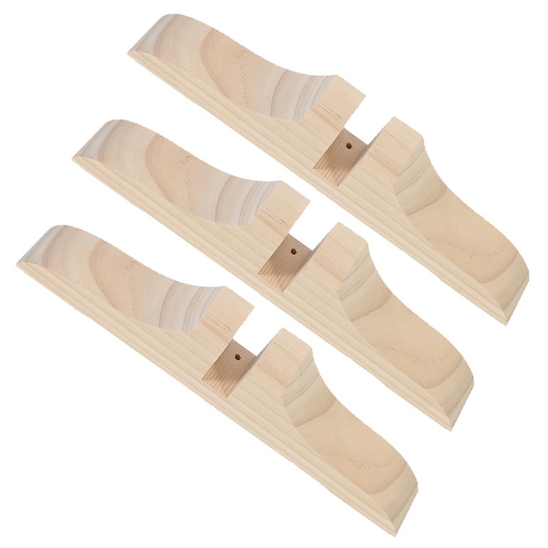 6 pcs Divider Stands Wood Divider Bases Screen Feet Divider Supply - Image 3