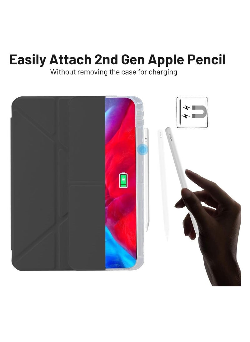 TIGER iPad Pro 11 Inch Case (5th Generation, M4) – Adjustable Stand, Pencil Holder, Auto Wake/Sleep, Supports Pencil Charging, Durable Protection, Premium Black Cover - Image 3