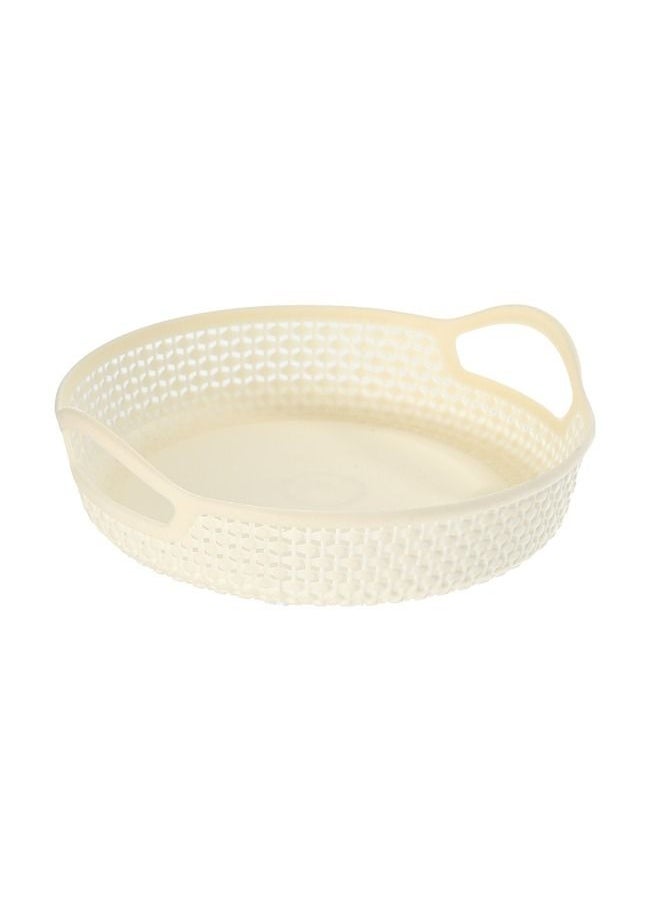 Yonovo Round Plastic Basket 4 Piece Multicolour |Storage & Organization|Containers|Shelf Baskets|Pantry Storage Boxes for Organizing|Cabinets bin| Bathroom Storage  - Image 4