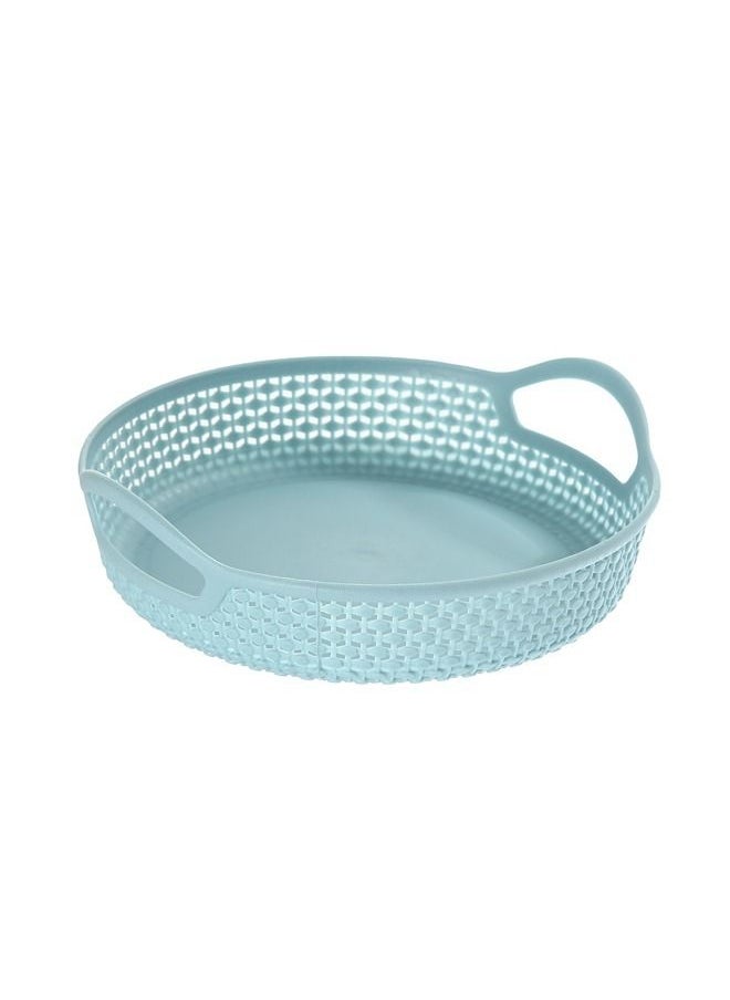 Yonovo Round Plastic Basket 4 Piece Multicolour |Storage & Organization|Containers|Shelf Baskets|Pantry Storage Boxes for Organizing|Cabinets bin| Bathroom Storage  - Image 3