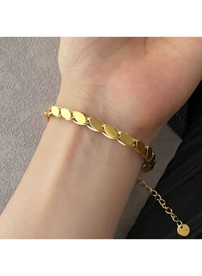 Dilara Stainless Steel Bracelet for Women – Elegant & Durable Hypoallergenic Jewelry with Tarnish-Resistant Finish for Everyday & Special Occasions  - Image 4