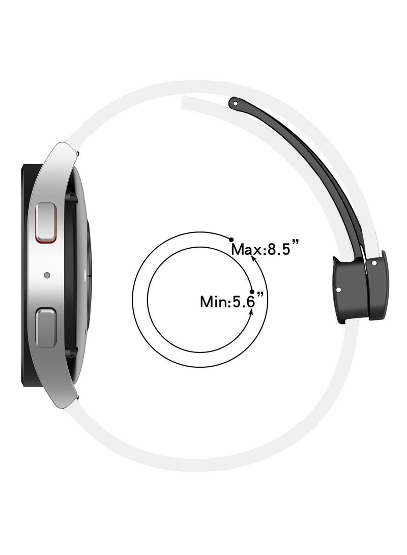 X-level Huawei Watch 4 Replacement Band 22mm Replacement Wrist Watch Strap Band Compatible With Huawei Watch 4/Watch GT3 46mm/GT4 46mm/Soft Silicone Watch Band With Magnetic Buckle Sport Watch Strap - Image 3