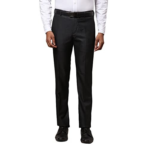 Raymond Black Trouser (Size: 34)-RMTS02828-K8 - Image 1