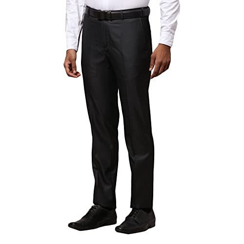 Raymond Black Trouser (Size: 34)-RMTS02828-K8 - Image 3