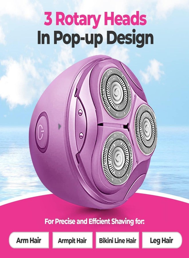pop sonic Moon Shaver By Pop Sonic | The Face & Body Shaver Experience Smooth Silky Skin (Lavender) - Image 4