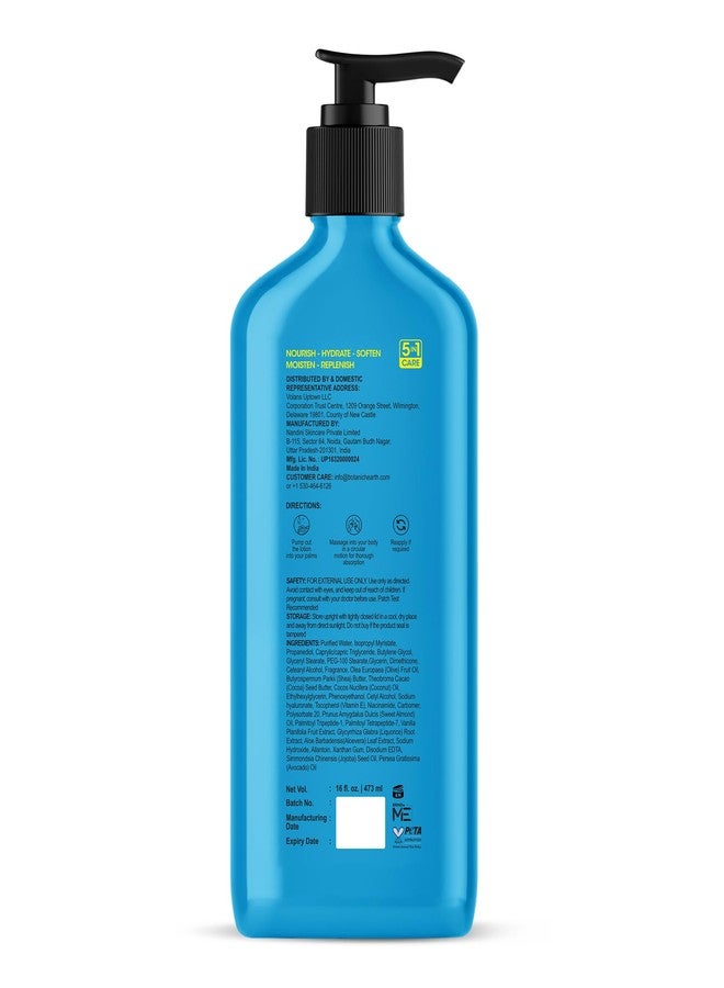 Botanic Hearth Vanilla & Peptide Body Lotion 16 fl oz | Soft & Smooth Skin | 5 Oil Blend & Butters | 5-in-1 Care | Paraben Free, Dye Free | Daily Moisturizing Lotion for All Skin Types - Image 2