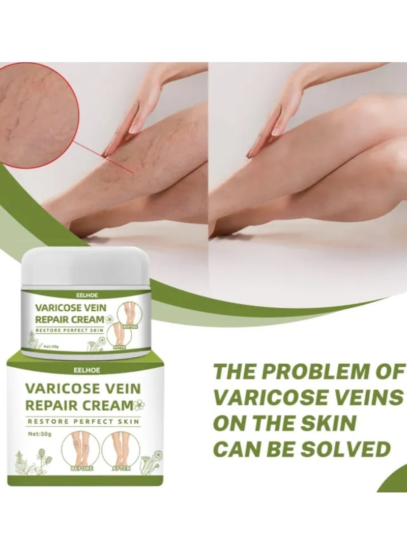 إيلهو كريم الدوالي الأصلي 50 جرام كريم إصلاح الأوردة يخفف من دودة الأرض وعلاج الساقين من الأوردة العنكبوتية العناية بالساق - Image 2