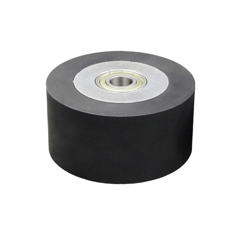 Dia. 50mm - 200mm Smooth Rubber Contact Wheel Belt Grinder Parts(100x50mm,6202 Installed 15) - Image 1