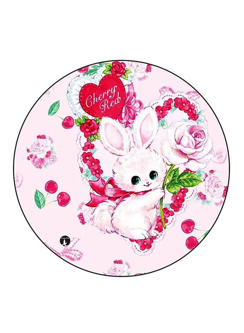 RKN Rabbit Printed Mouse Pad Multicolour