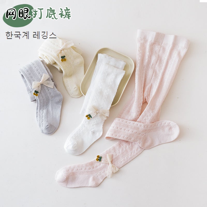 Children'S Leggings Summer Thin Mesh Pantyhose Girls Baby Outer Wear Anti-Mosquito One-Piece Socks Category A - Image 2