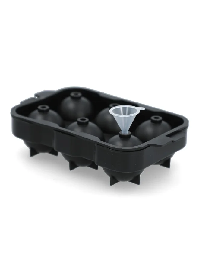 Felli Long Term Use Sphere Ice Cube Tray Black 14.6 x 19.4 x 6 cm