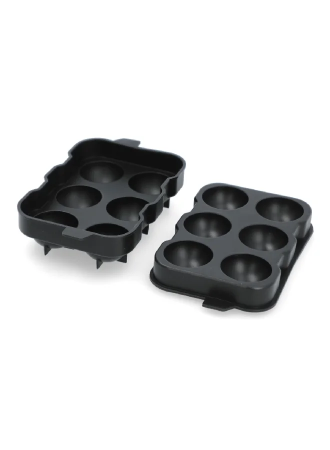 Felli Long Term Use Sphere Ice Cube Tray Black 14.6 x 19.4 x 6 cm
