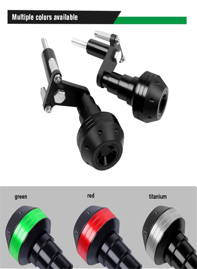 HAONEL Frame Sliders Compatible with KAWASAKI Ninja 400 Z400 Z 400 2018-2023 CNC Aluminum Black Motorcycle Engine Guard Bodywork Fairing Falling Protection - Image 5