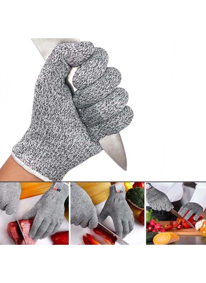 Cady One A pair of cut-resistant safety gloves suitable for use in the kitchen, gray  - Image 3