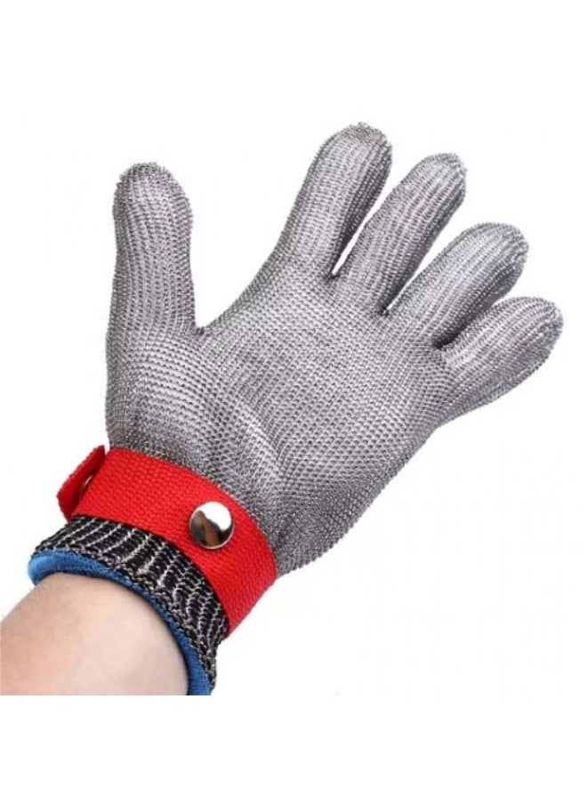 Cady One A pair of cut-resistant safety gloves suitable for use in the kitchen, gray  - Image 5