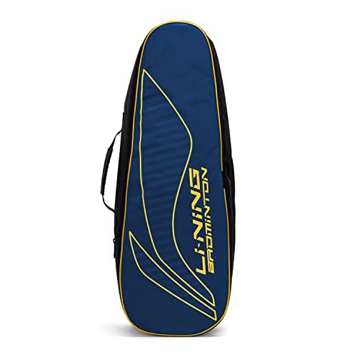 Li-Ning ABDS685 All Star Single Zip Polyester Badminton Kit Bag (Navy , Large) | Dedicated Compartments | Unisex - Men, Boys, Girls, Women - Image 3