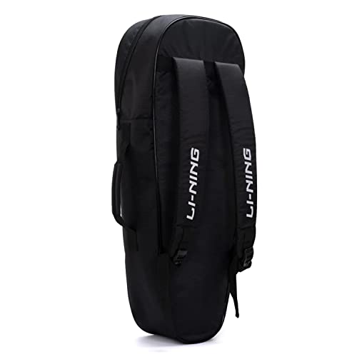 Li-Ning ABDS685 All Star Single Zip Polyester Badminton Kit Bag (Navy , Large) | Dedicated Compartments | Unisex - Men, Boys, Girls, Women - Image 4