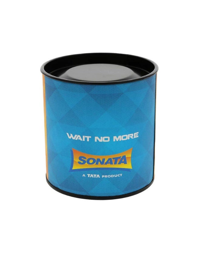 Sonata ساعة أنالوج نسائية 8085YM01 - قرص شامباني، حزام فولاذي مقاوم للصدأ بلون ذهبي، حركة كوارتز - Image 5