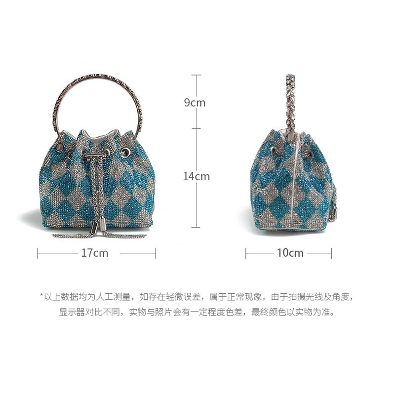 Acrylic Bag Women'S Rhomboid Bucket Bag Diamond Bag Fashion Crosswalker Bag High-End Sense Bag - Image 5