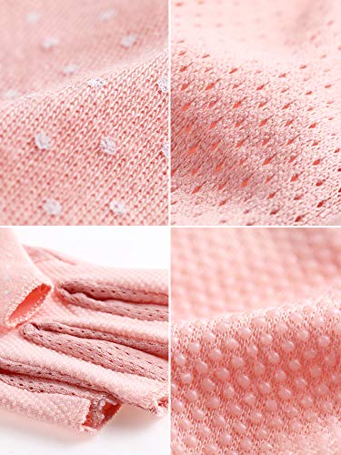 Maxdot Sun Gloves for Women UV Protection Fingerless Non Slip sunscreen Driving Gloves for Summer Outdoor(1 Pair,Pink) - Image 3