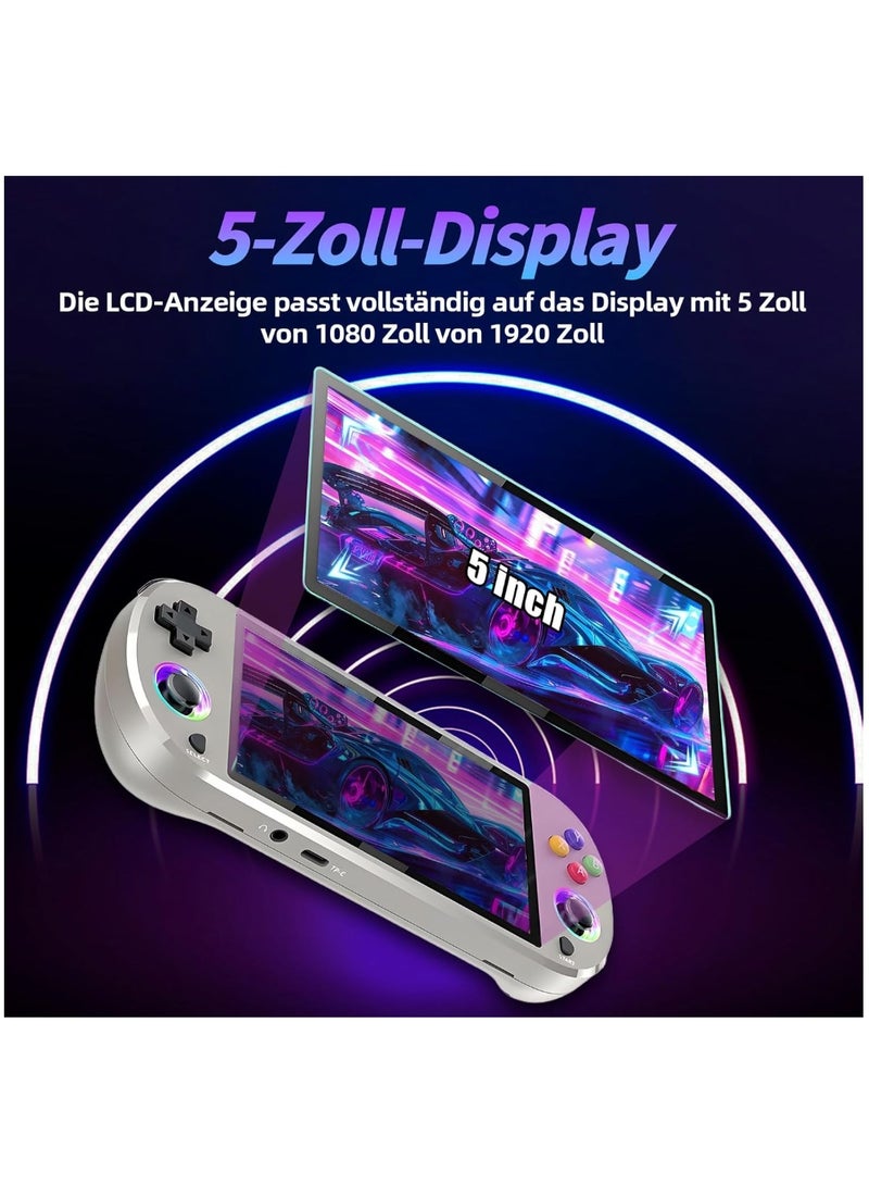 Ainawo M22 Pro Portable Pocket Retro Handheld Video Game Console, 30,000+ Games, 30+ Emulators,  5 Inch IPS Colours RGB Screen, 1920*1080 Display Support LINUX Emelec 128G - Image 3