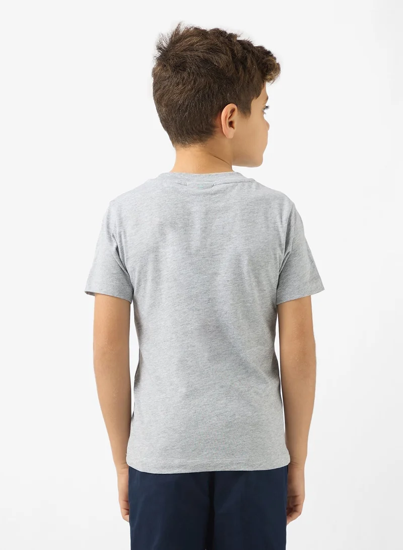 LACOSTE Kids Logo Crew Neck T-Shirt