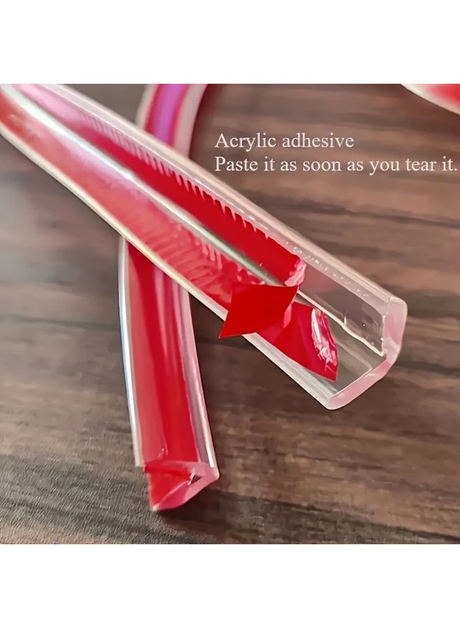 15x15mm Self Adhesive Safety Edge Protector 39 3in Transparent Non Slip Shockproof Furniture Guard - Image 5