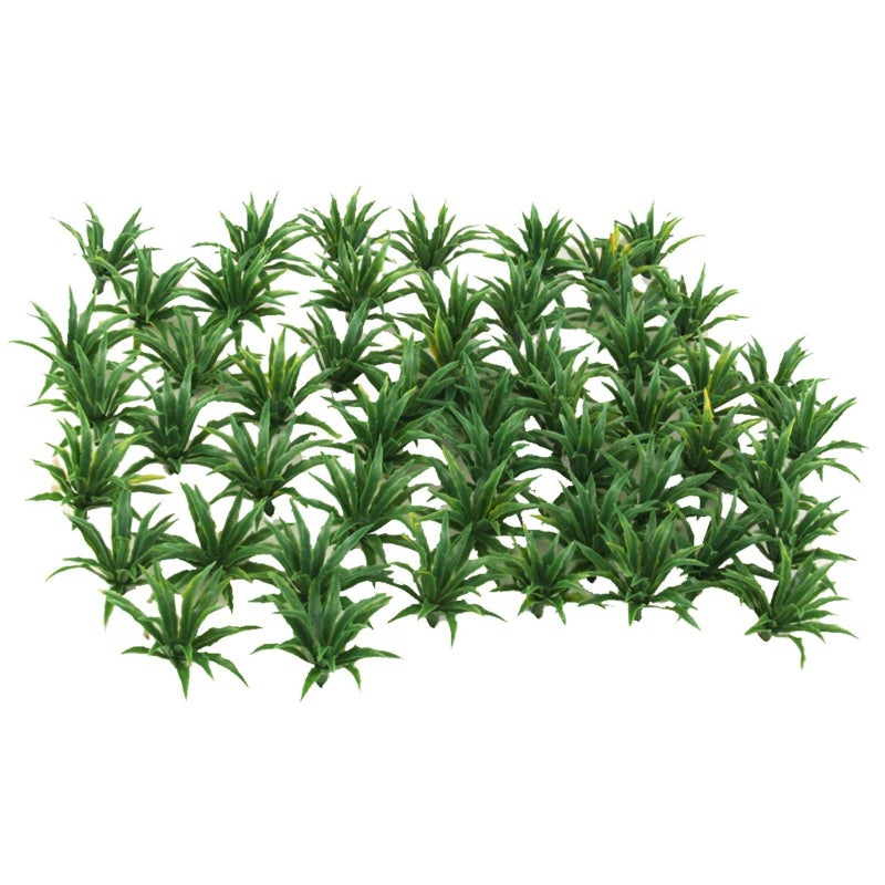 50 Pieces Green Landscape Model Grass For Park Diorama Scenery - Image 2
