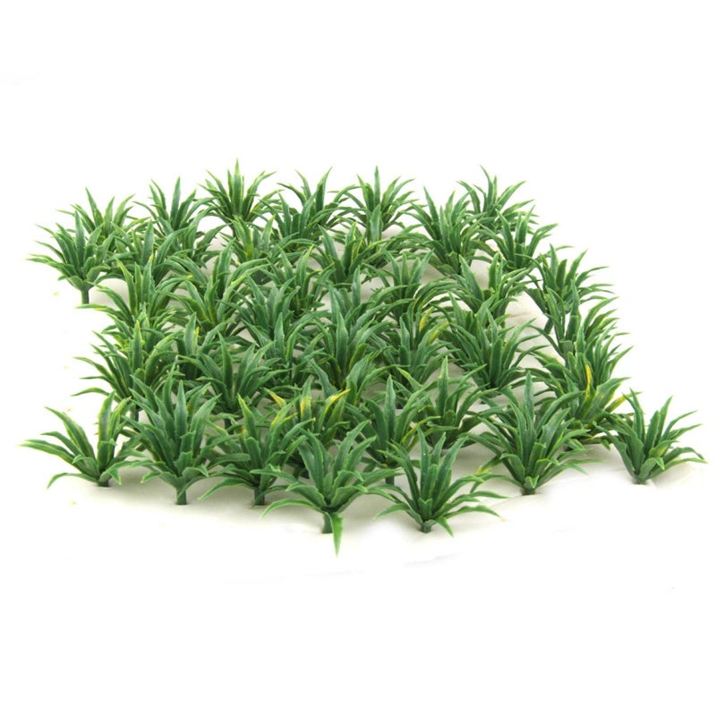 50 Pieces Green Landscape Model Grass For Park Diorama Scenery - Image 4