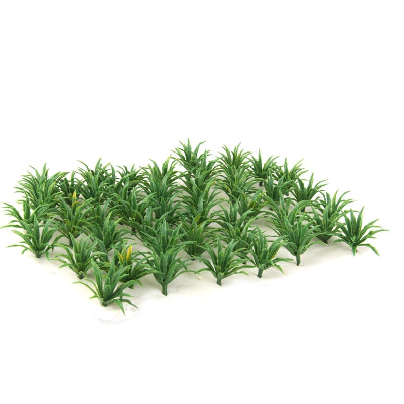 50 Pieces Green Landscape Model Grass For Park Diorama Scenery - Image 3