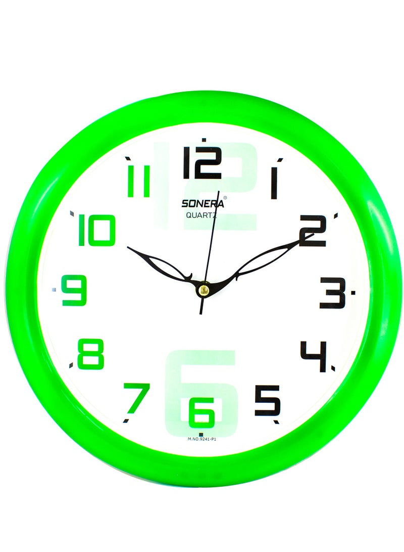 Sonera Wall Clock -9241 - Analog - Quartz- green - Image 1