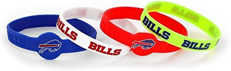 NFL Silicone Bracelets, 4-Pack