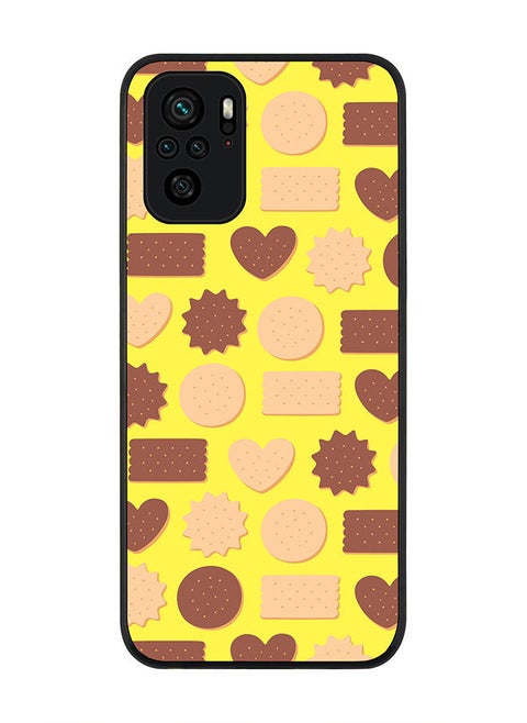 Rugged Black edge case for Redmi Note 10S/Redmi Note 10 4G Slim fit Soft Case Flexible Rubber Edges Anti Drop TPU Gel Thin Cover - Hearty Biscuits