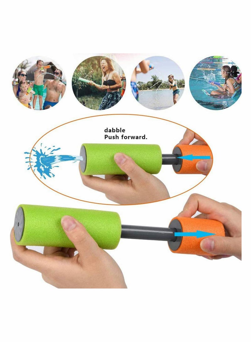 KASTWAVE Water Pistols, 6 Pcs Water Cannon Gun Blaster Shooter Pump, Water Gun Up to 7m Away Super Water Pistol Soaker Blaster Tank Double Power Up Outdoor Water Fighting Toy for Kids Adults  - Image 5