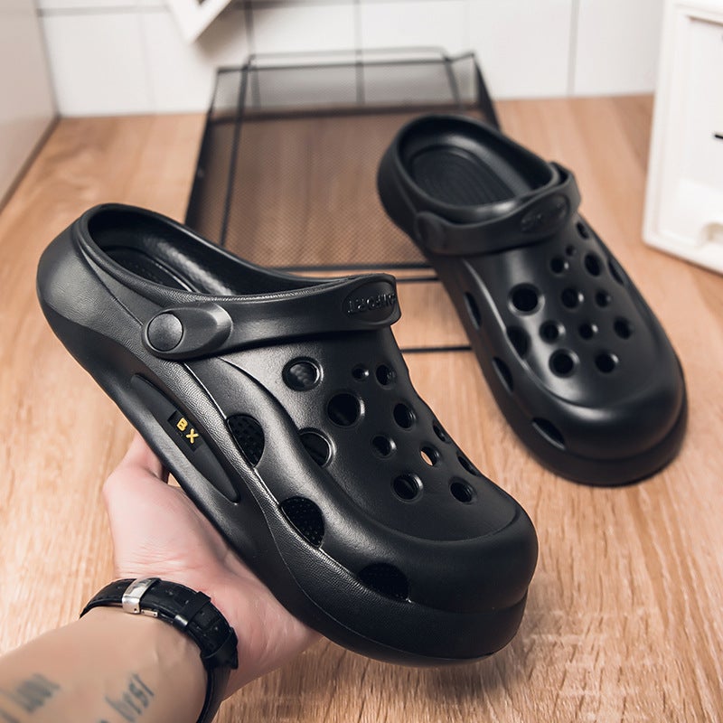Parent-Child Cave Shoes Children'S Casual Baotou Slippers Outdoor Non-Slip Eva Beach Sandals - Image 5