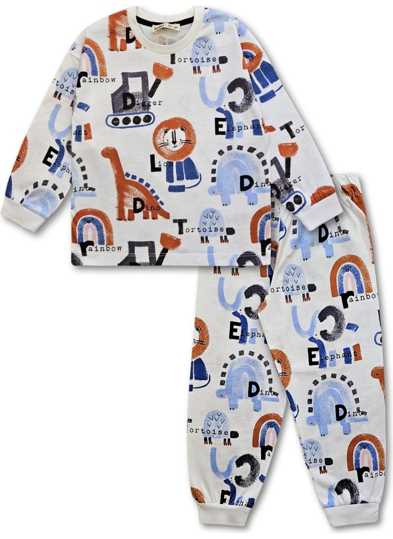 Cute Animal Patterned Cotton Boy Pajama Set – Comfortable and Breathable - pzsku/ZF3018BF1FA4A85CA05BDZ/45/_/1741272383/bf8a003d-734a-4538-882b-b2c44cf8544e