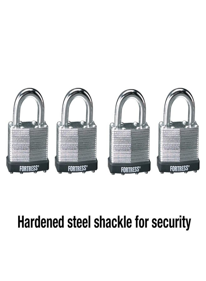 Master Lock 1803Q Fortress Outdoor Padlock with Key, 4 Pack Keyed-Alike - Image 4