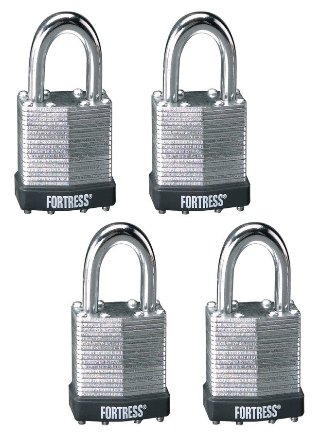Master Lock 1803Q Fortress Outdoor Padlock with Key, 4 Pack Keyed-Alike - Image 1