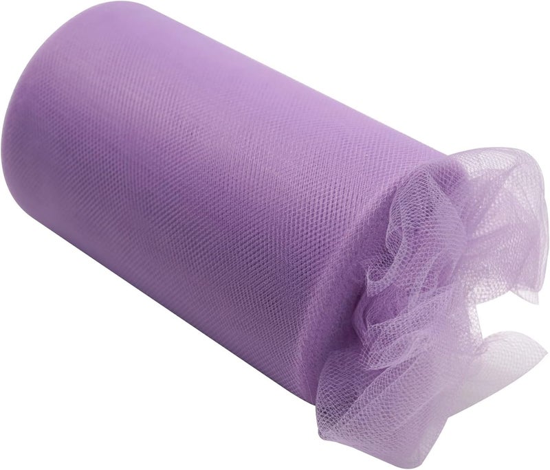 Filloxy Net Tulle Fabric Cut Out-5 Meter, 60 cm Width, Wedding Party Decoration, DIY Craft Supply Bow Baby Shower Birthday Party Wedding Christmas Supplies (Lavender) - Image 3