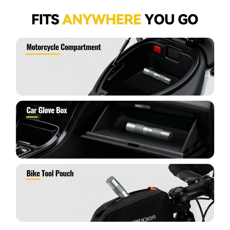 AUTOWN Compact Tire Repair Kit with Plugs Fix Punctures & Plug Flats with Ease - Capsule Style Flat Tire Puncture Repair Kit for Motorcycle, Car, ATV, UTV, Mountain Bike, Etc - Image 5