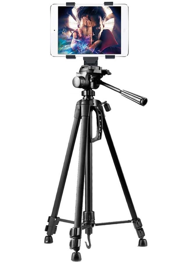 Garlo - iPad Tripod Mount Adapter Universal Tablet Clamp Holder Fits Ipad, Ipad Air, Ipad Mini, Microsoft Surface, Nexus and Most Tablets, Use on Tripod, Monopod, Selfie Stick, Tabletop Tripod Stand Etc. - Image 1