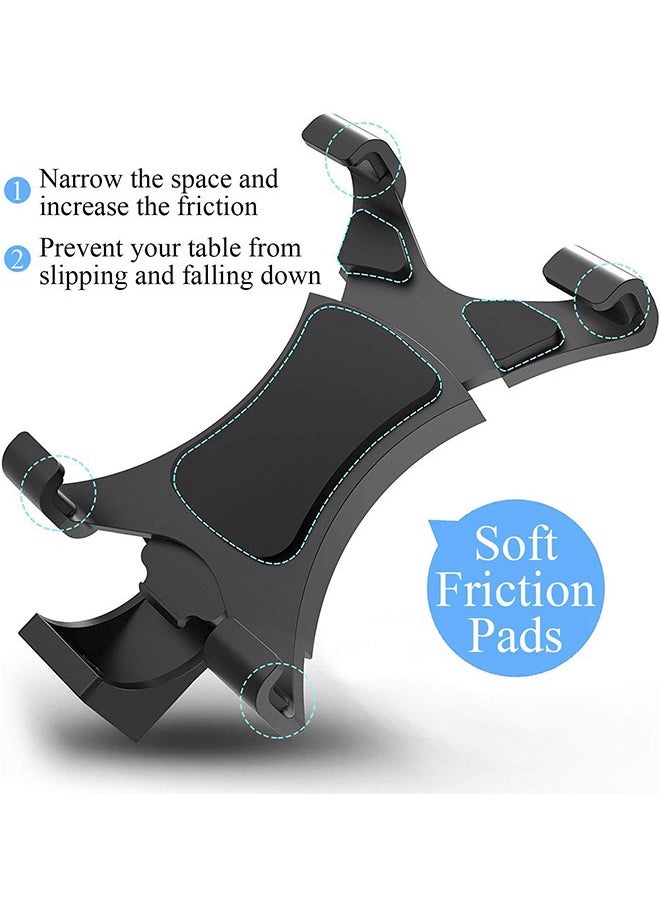 Garlo - iPad Tripod Mount Adapter Universal Tablet Clamp Holder Fits Ipad, Ipad Air, Ipad Mini, Microsoft Surface, Nexus and Most Tablets, Use on Tripod, Monopod, Selfie Stick, Tabletop Tripod Stand Etc. - Image 1