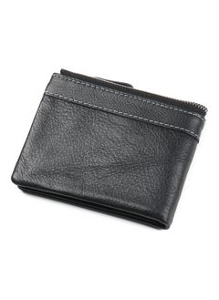 Beauenty Zipper Detail Leather Wallet Black  - Image 2
