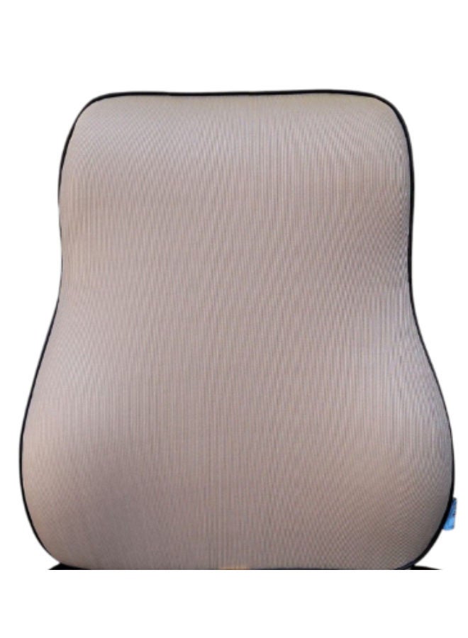 CGS Back Support Cushion for Car Seat and Office Chair Back Support (Gray)